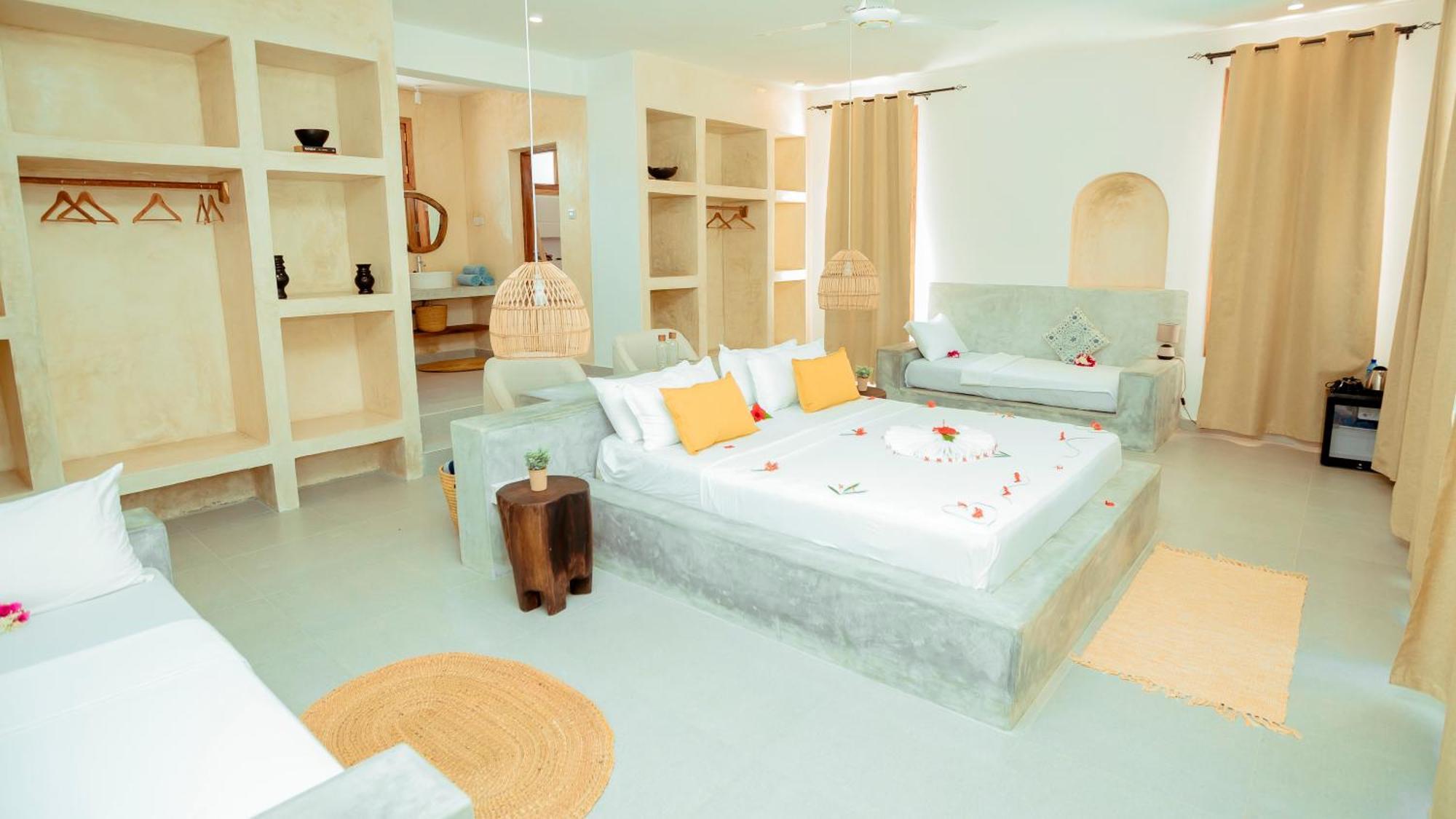Mnana Beach Bungalows Pingwe Extérieur photo