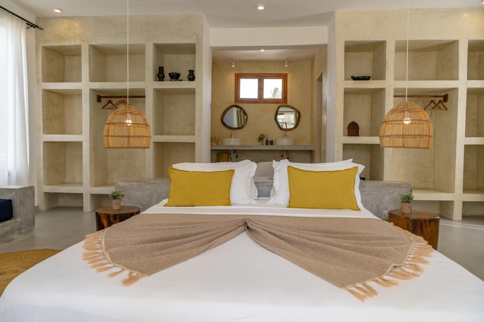 Mnana Beach Bungalows Pingwe Extérieur photo