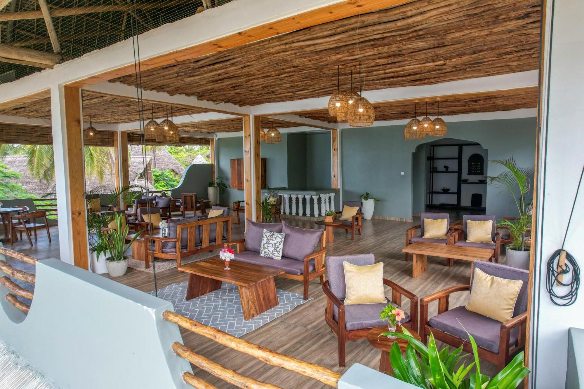 Mnana Beach Bungalows Pingwe Extérieur photo