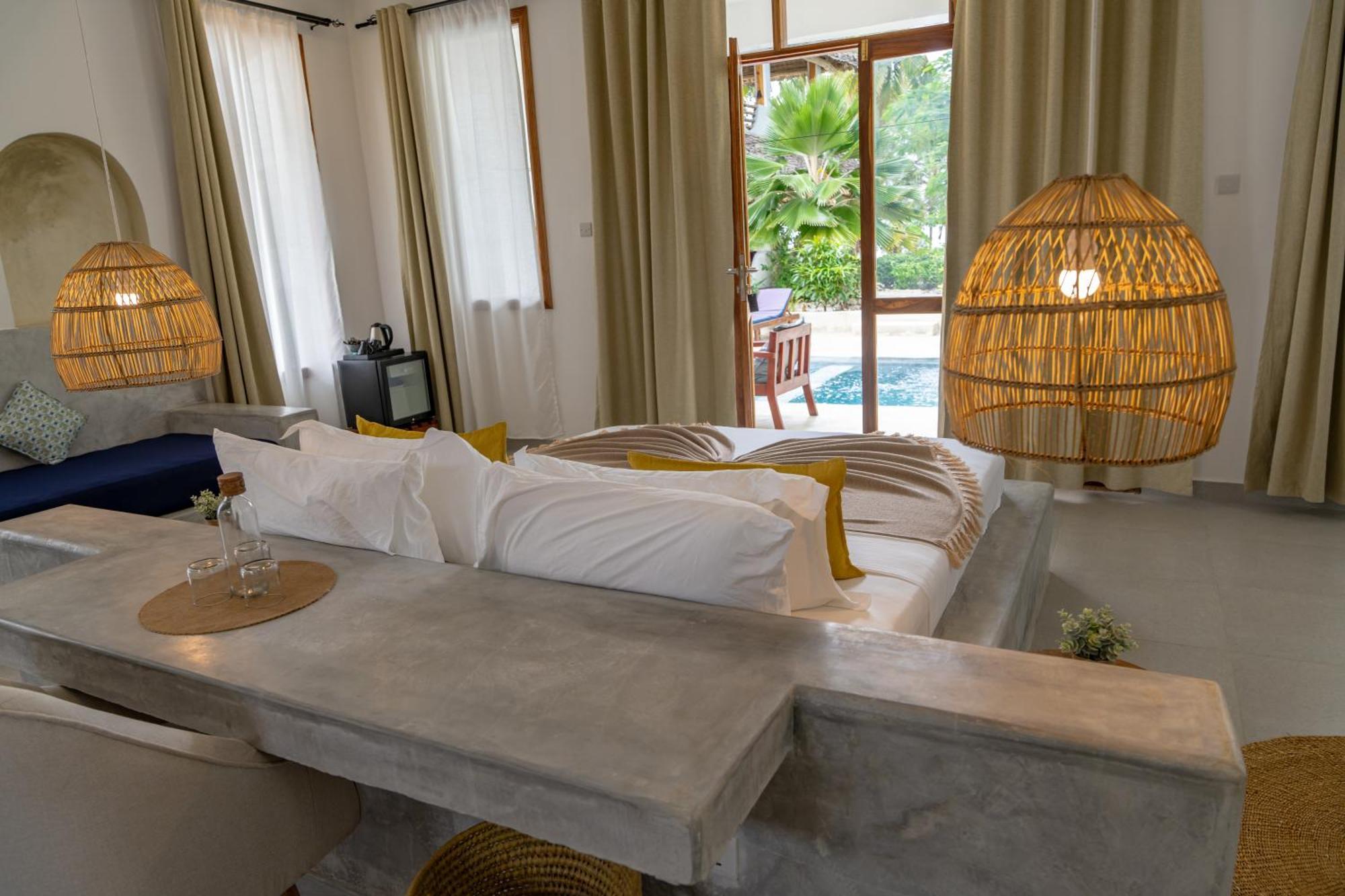 Mnana Beach Bungalows Pingwe Extérieur photo
