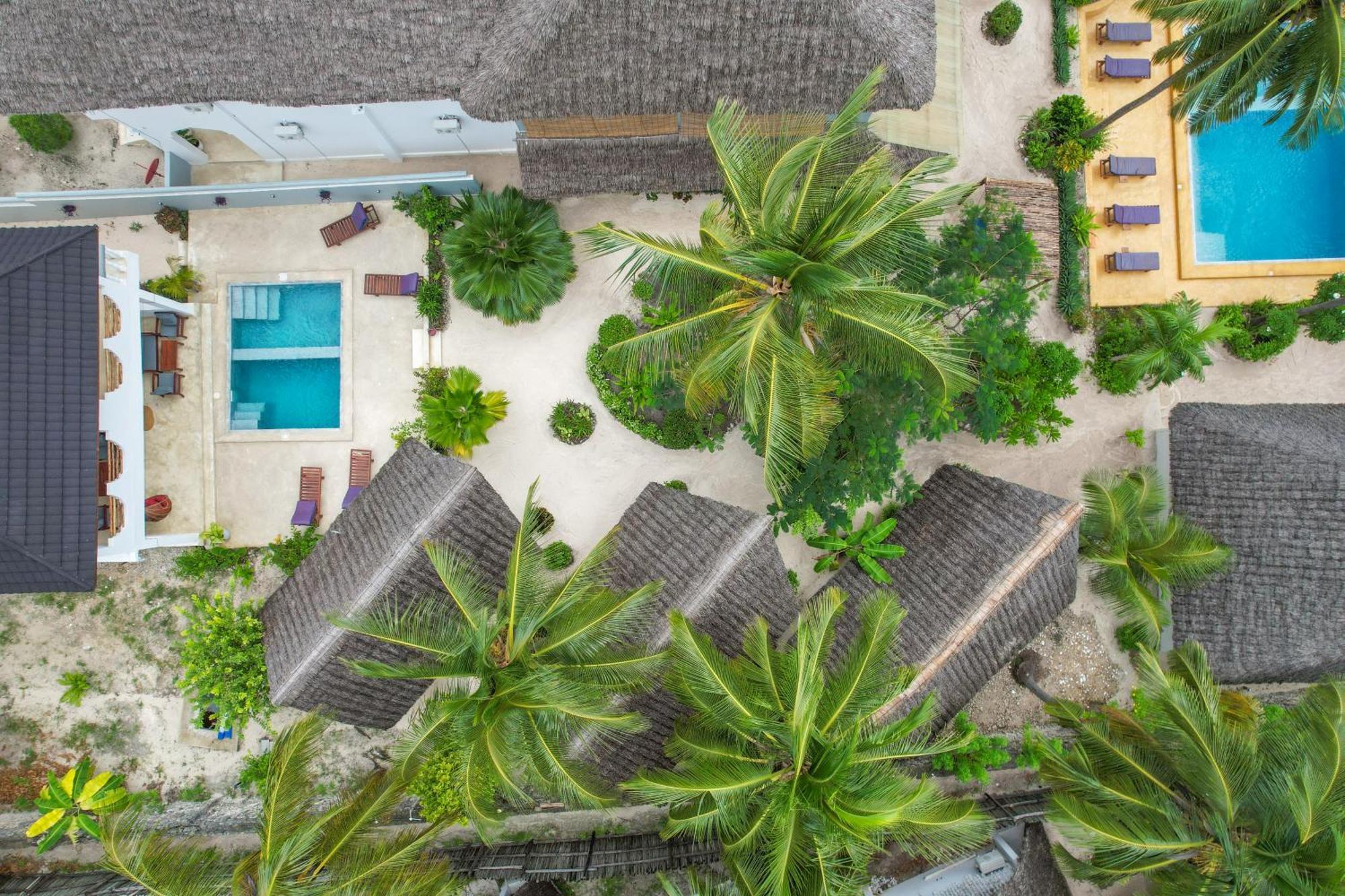 Mnana Beach Bungalows Pingwe Extérieur photo
